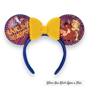 The Lion King Hakuna Matata Zaxu Simba Timon Pumba Minnie Mouse Ears Disney